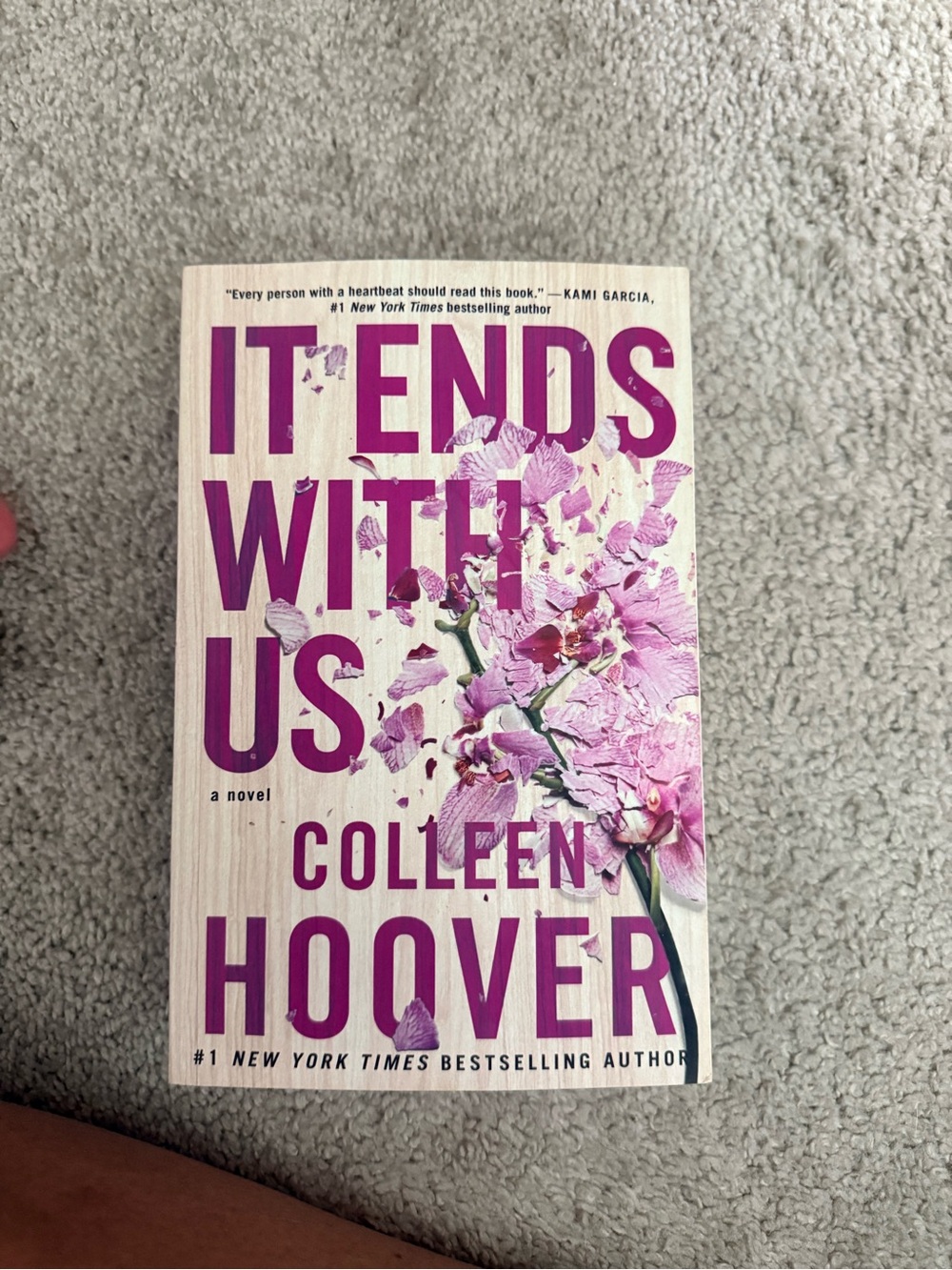 It Ends With Us - Pink Cover Novel